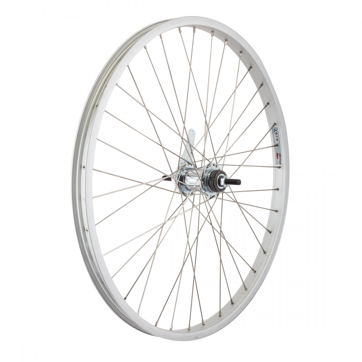Wheel Rear 24x1.75 Alloy Silver KT Coaster Brake 14gSS 1
