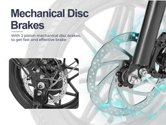 SAMEBIKE YINYU14 250W Compact Folding E-Bike-55+Nm Daily Commuting All Terrain E-Bike