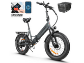 SAMEBIKE LOTDM200-II Fat Tire Electric Mountain Bike-70+Nm Powerful E-Bike With Smart NFC Key