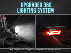 SAMEBIKE LOTDM200-II Fat Tire Electric Mountain Bike-70+Nm Powerful E-Bike With Smart NFC Key