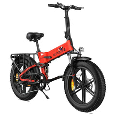 ENGWE Engine X Bicicleta eléctrica plegable de neumáticos anchos de 20" Motor 250W Batería 48V 13Ah