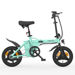 ESKUTE F100 Vélo électrique pliant mini 14" Moteur 250W Batterie 36V 9Ah