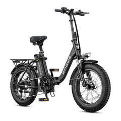 ENGWE L20 2.0 Bicicleta eléctrica plegable de paso bajo de 20" Motor de 1125W Pico Batería de 52V 13Ah