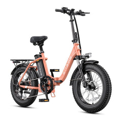 ENGWE L20 2.0 Bicicleta eléctrica plegable de paso bajo de 20" Motor de 1125W Pico Batería de 52V 13Ah