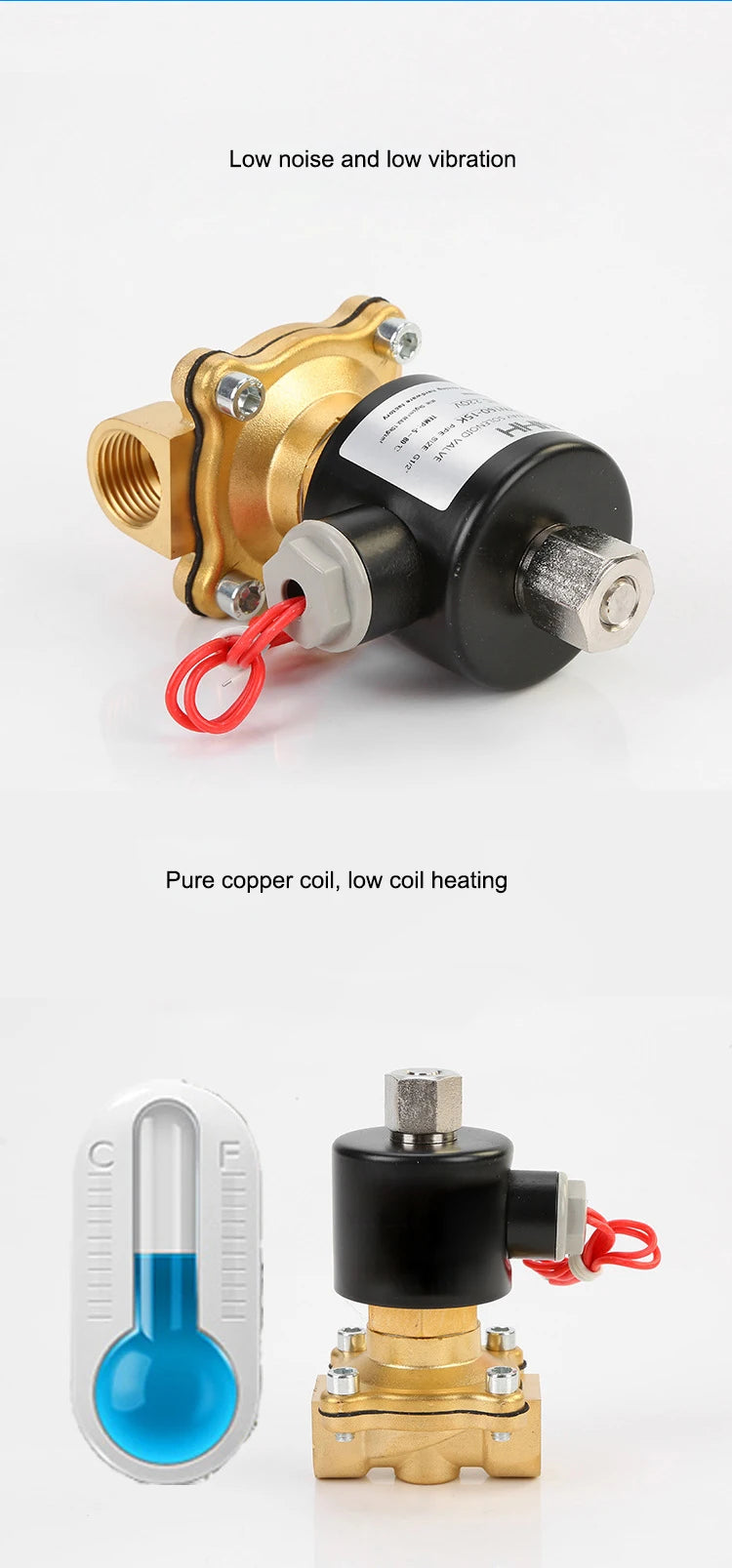 1/4 1/2 3/4 2way Electric Water Valve 220vac