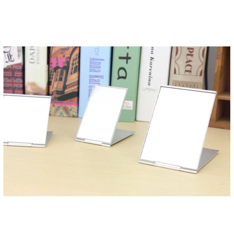 1pcs Foldable Ultra-Thin Makeup Mirror Desktop Make Up