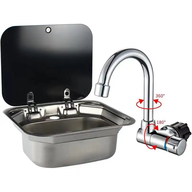 Dreamrv Caravan Camping Stainless Steel Hand Wash Basin