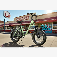 LUCKEEP C27 20" Step-Thru Cargo Electric Bike 750W(1200W Peak) Motor 48V 13Ah Battery