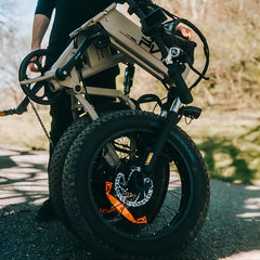 PVY Z20 Plus 20" Elektryczny składany rower z grubymi oponami 1000W silnik 48V 16.5Ah bateria