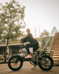 PVY Z20 Plus 20" Elektryczny składany rower z grubymi oponami 1000W silnik 48V 16.5Ah bateria