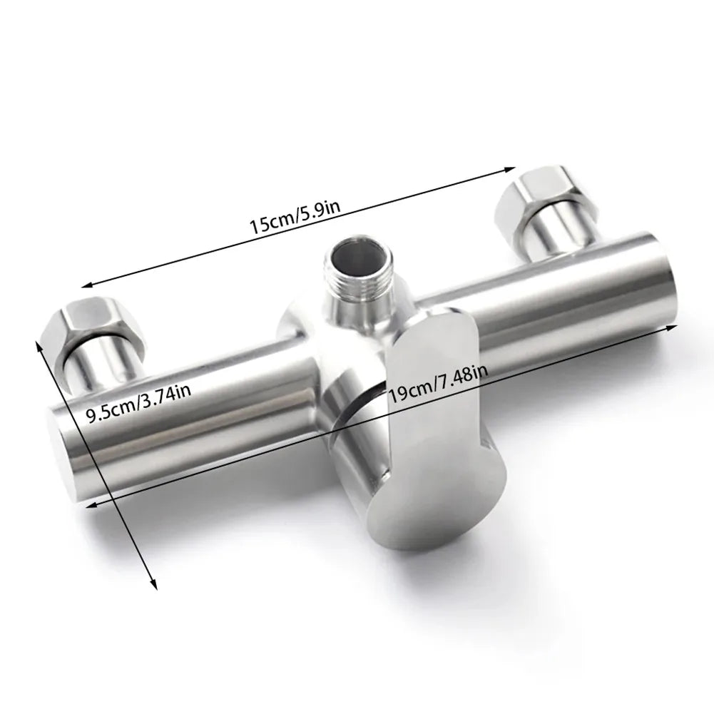 Stainless Steel Bathroom Shower Faucet Cold Water Mixer
