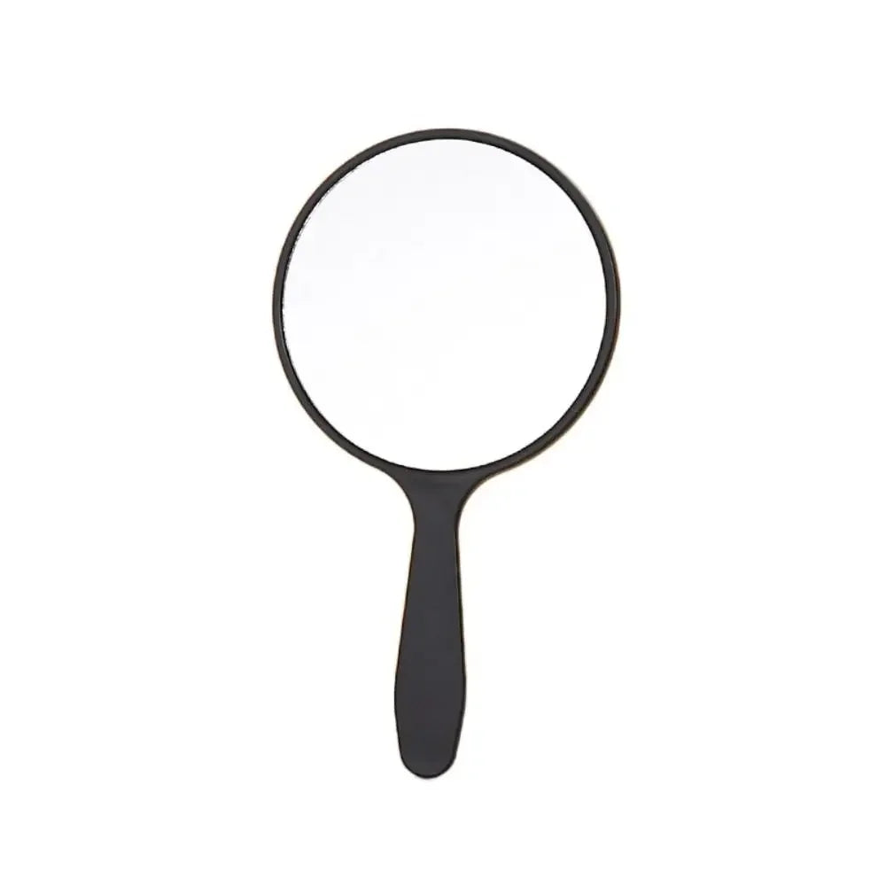 1pc Makeup Mirror Durable Handle Handheld Mirror Anti-Fall