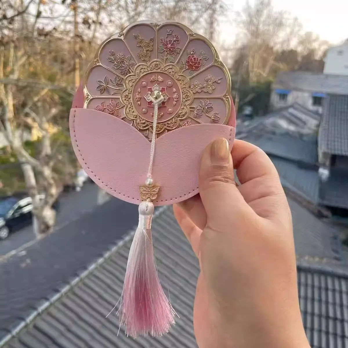 Beijing Forbidden City Twelve Flowers Mirror Guobo Cultural