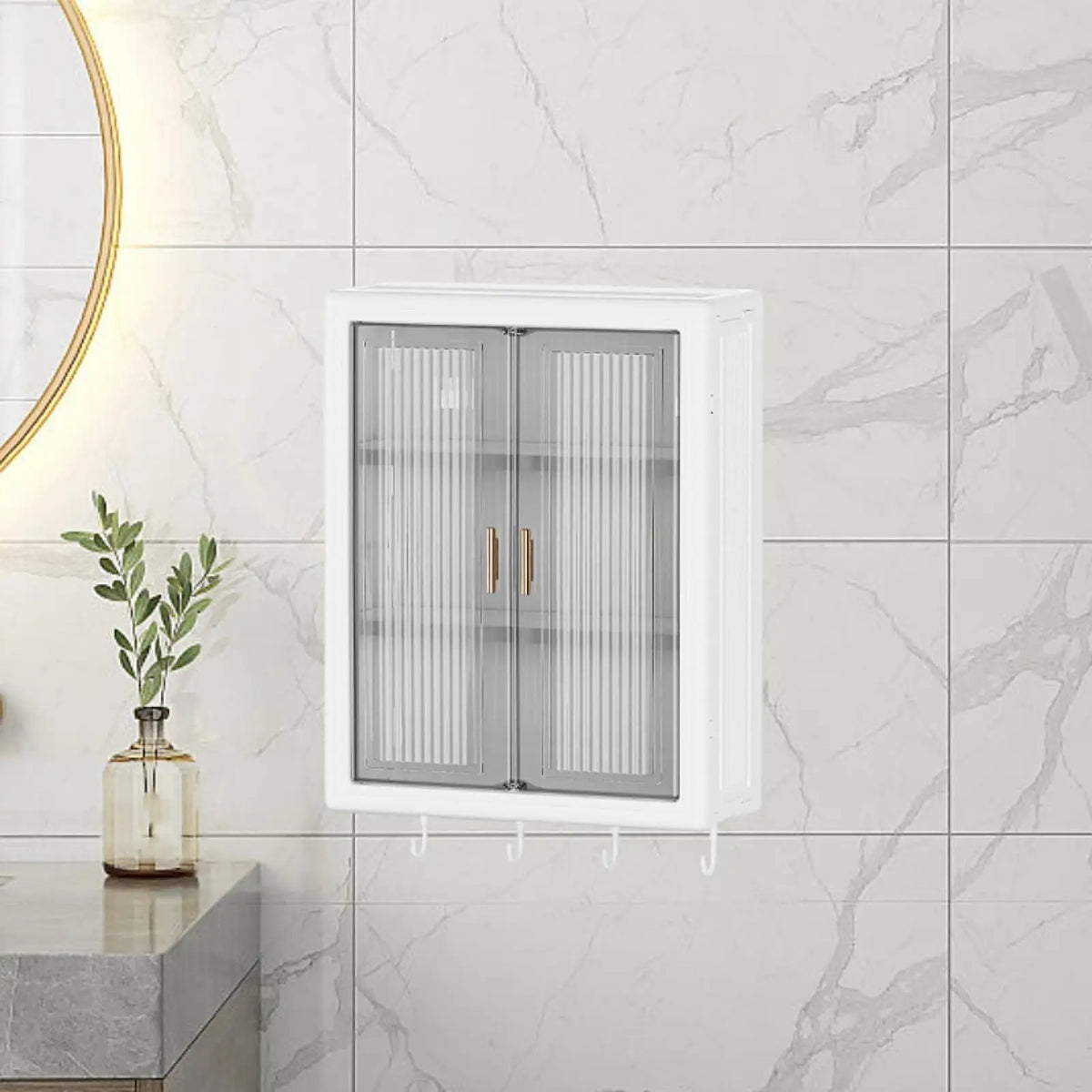 Bathroom Cabinet Dustproof Hanging Medicine Cabinet Bathroom