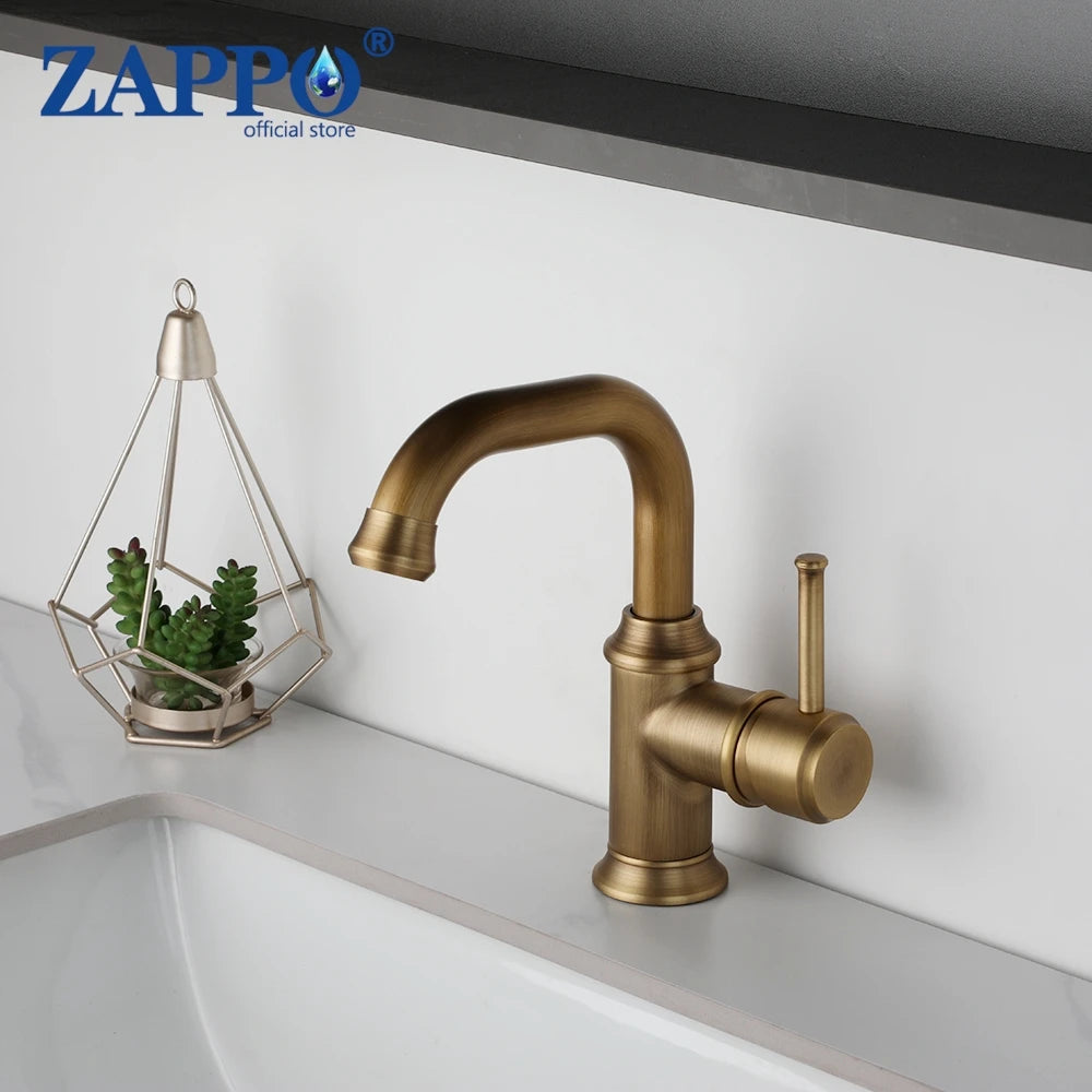 Zappo Bathroom Basin Faucet Rotatable Spout Cold Water