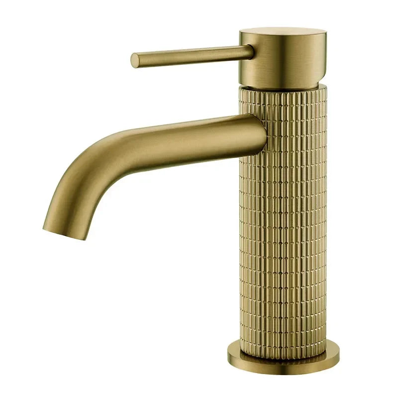Brushed Rose Gold Bathroom Faucet Brushed Gold Basin