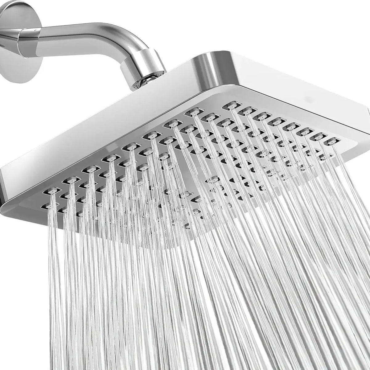 Inches High Pressure Rain Shower Head Arm 1min