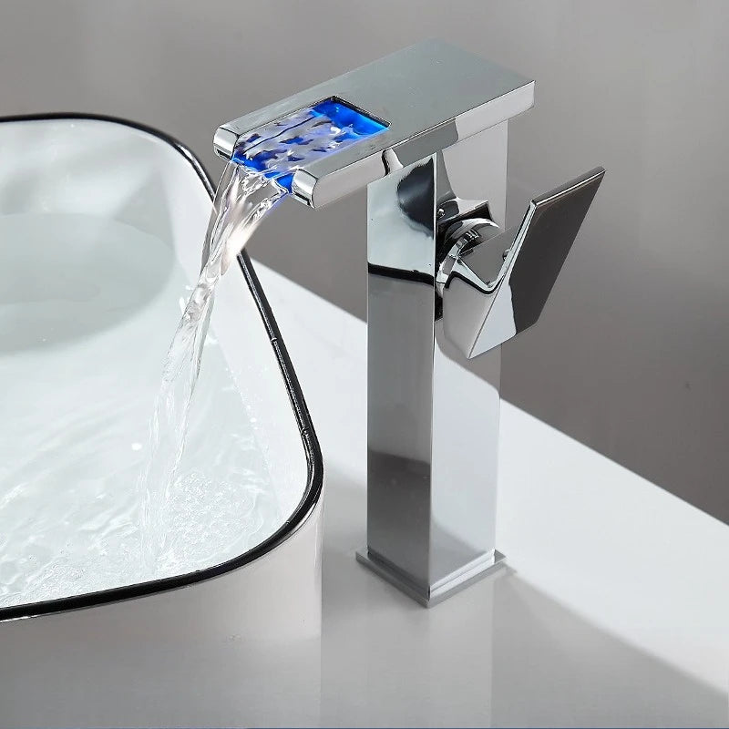 Black Bathroom Sink Faucet Hole Cold Water Mixing