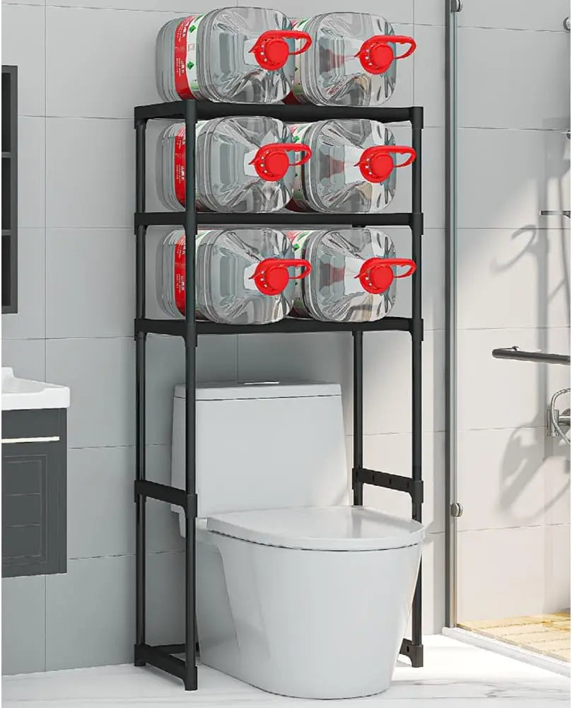 Tier Over Toilet Shelf Freestanding Bathroom Shelves Over