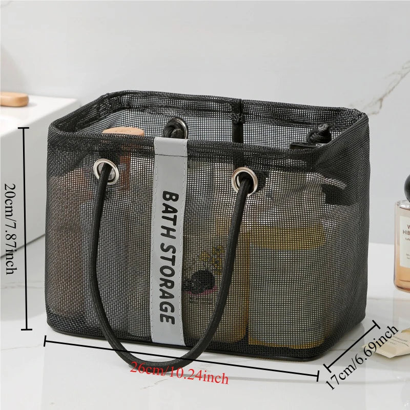 Large Mesh Shower Caddy Wide Mouth Quick Dry