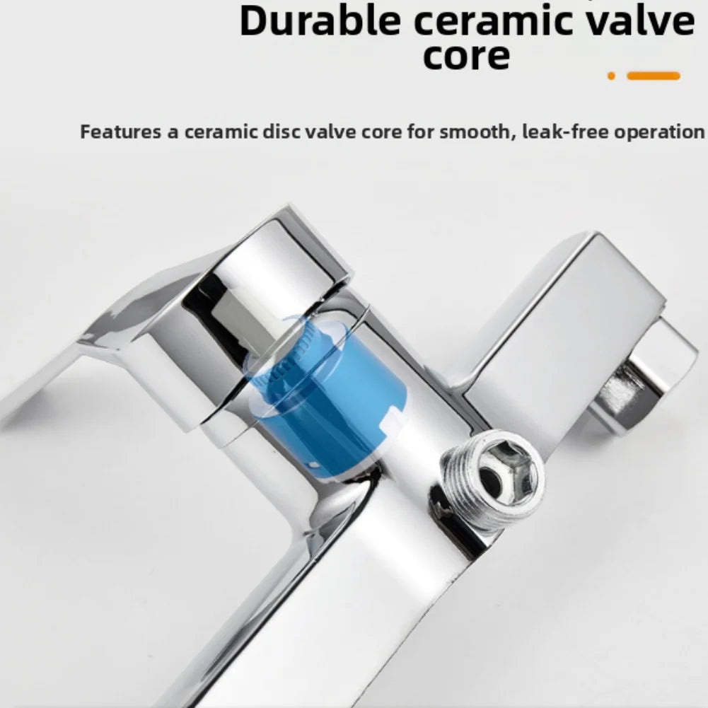 Wall Mounted Shower Faucet Mixer Valve Cold Water