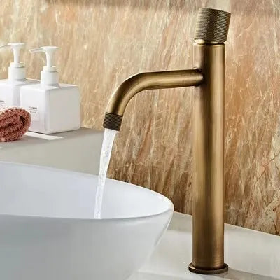 Basin Faucets Antique Bronze Bathroom Faucet & Cold