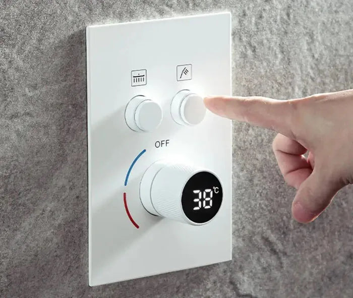 Way Digital Wall Mounted White Or Black Or