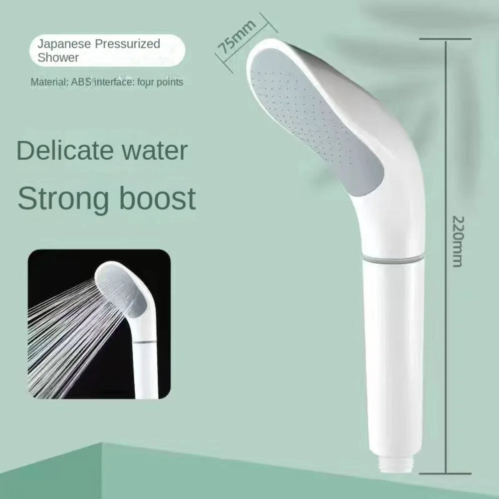 Low Water Pressure Rain Shower Head White Shower