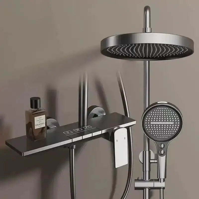 Rose Gold Bathroom Shower Cold Mixer Bath Shower