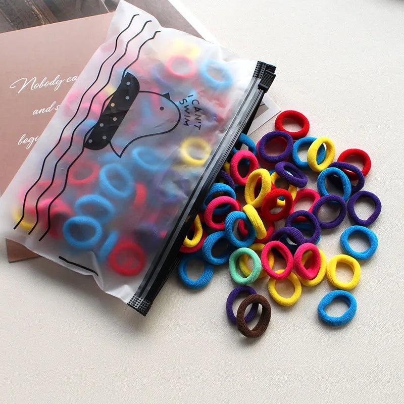 500 Pieces/Pack 2cm Children Hair Band High Elastic