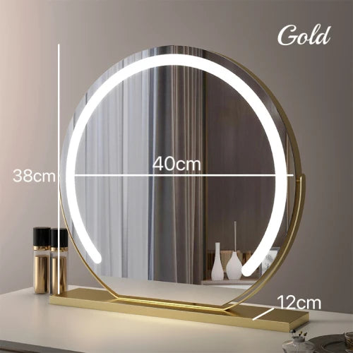 Vanity Makeup Mirror Lights Detachable 15x Magnification Color