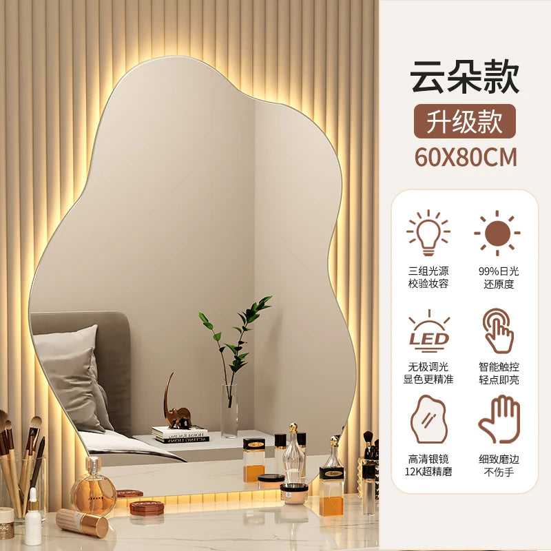 Wavy Wall Mirror Living Room Decoration Modern Art