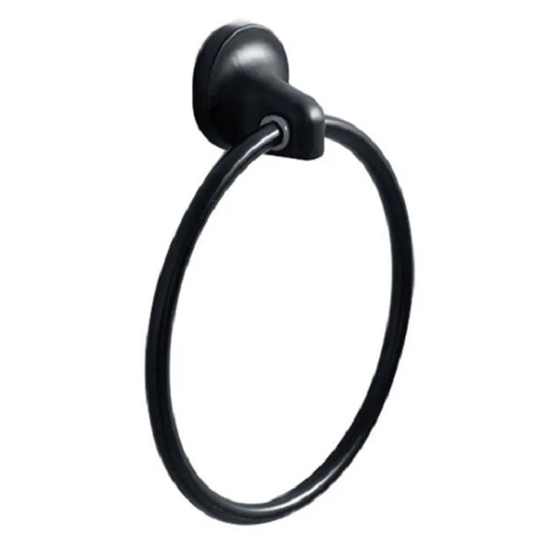 Matte Black Finish Stainless Steel Wall Mounted Towel