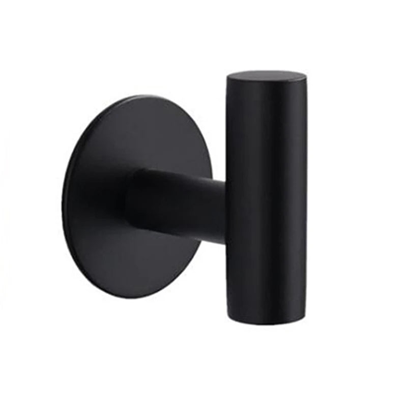 Aluminum Alloy Robe Hook Towel Hooks Self Adhesive