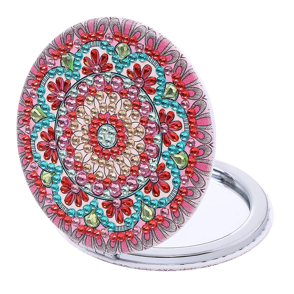 Diy Diamond Art Mosaic Makeup Mirror Cross Stitch