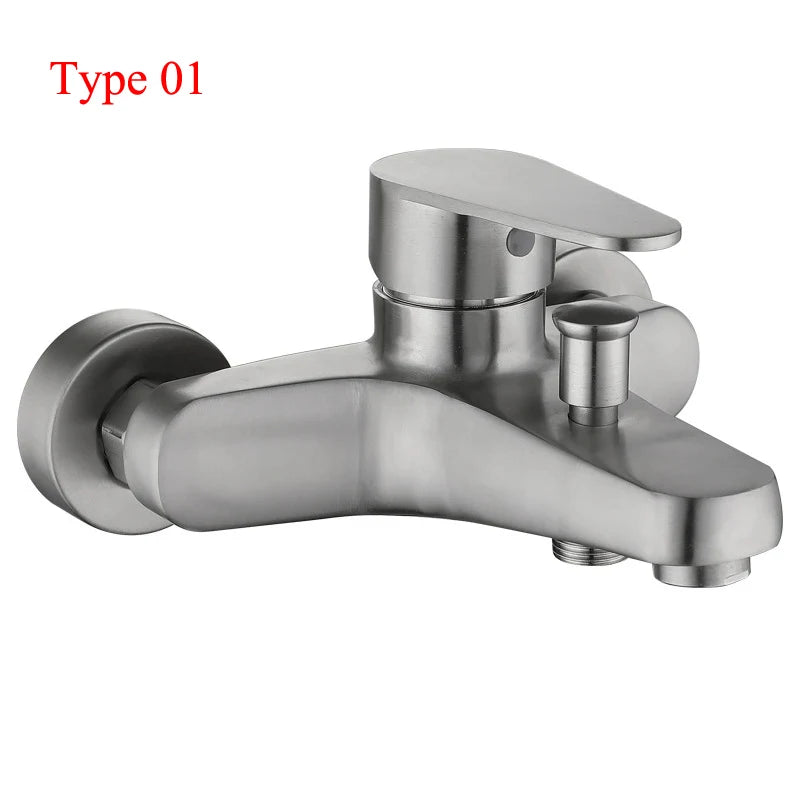 Bathroom Shower Faucet 304 Stainless Steel Mixer Tap
