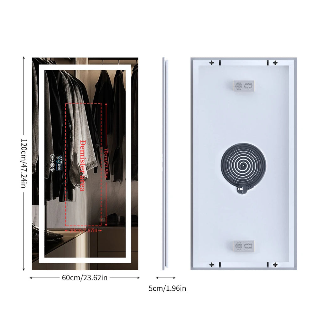 Xxl Bathroom Mirror Smart Led Vanity Mirror Wall