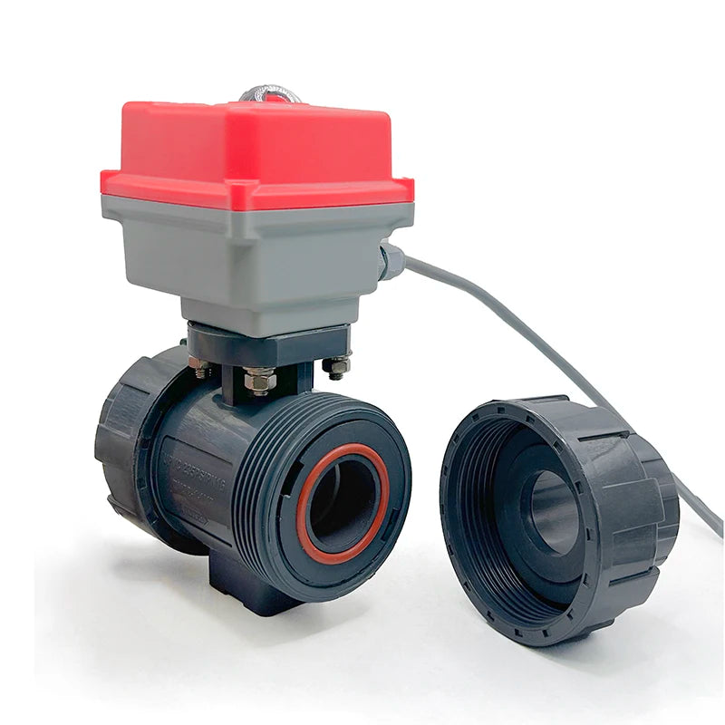 1/2 3/4 Upvc Electric Ball Valve 220v 2-Way