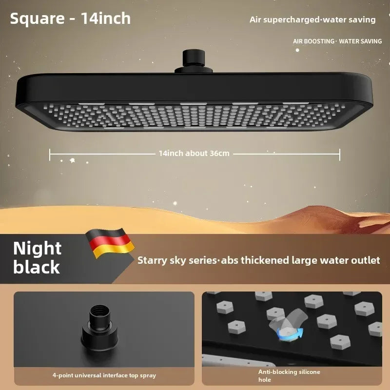 Large Showerhead Pressurized Showerhead Top Spray Pressurized