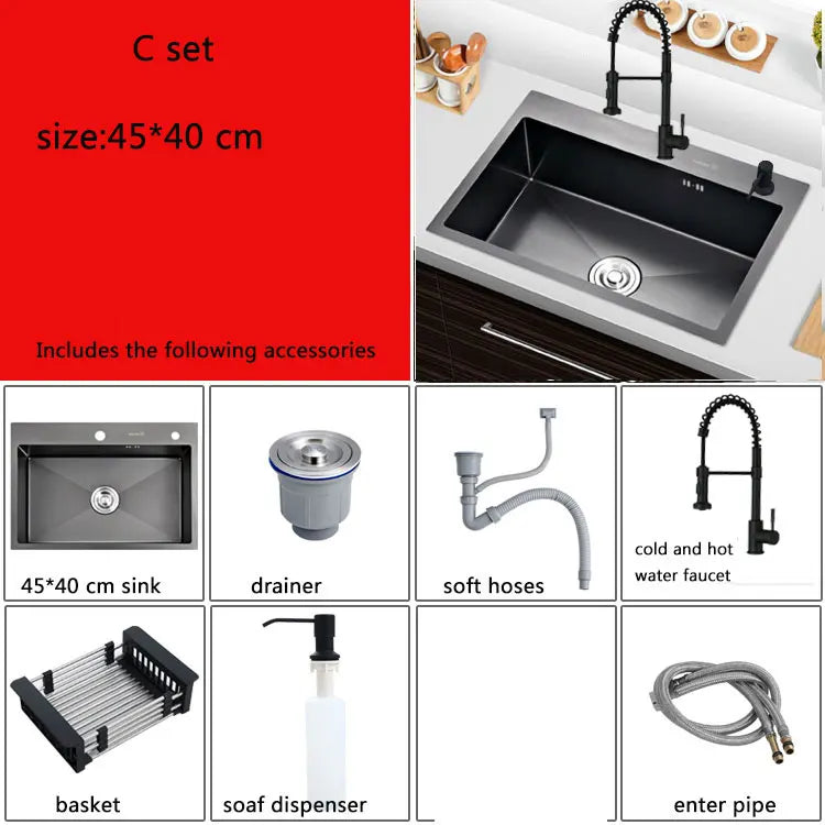 Small Sink Above Counter Or Udermount Vegetable Washing