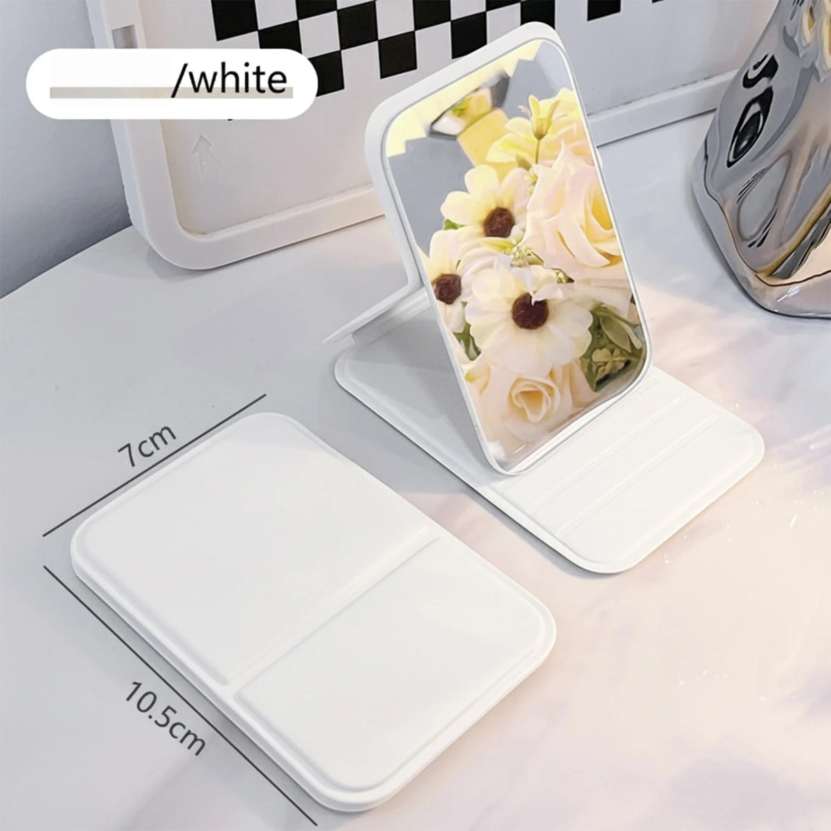 1pc Mirror Makeup Mirror Folding Mirror Girl Makeup