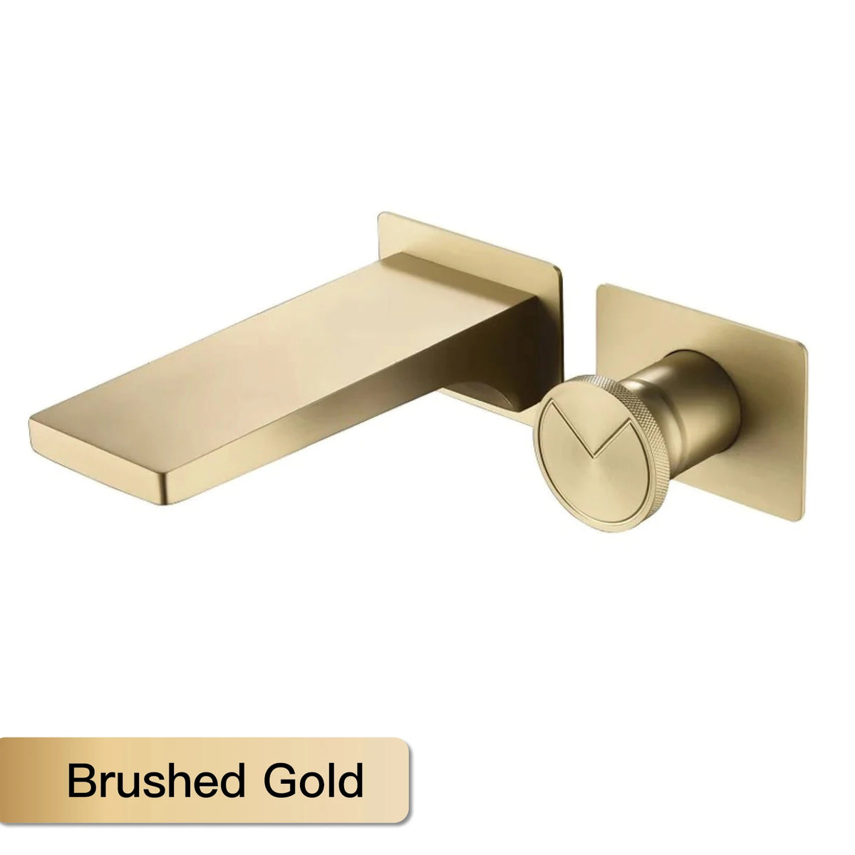 Luxury Brass Chrome Bathroom Faucet Wall Mounted Design