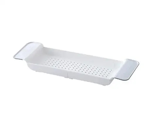 Bathtub Shelf Extendable Bathroom Tray Shower Caddy Bamboo