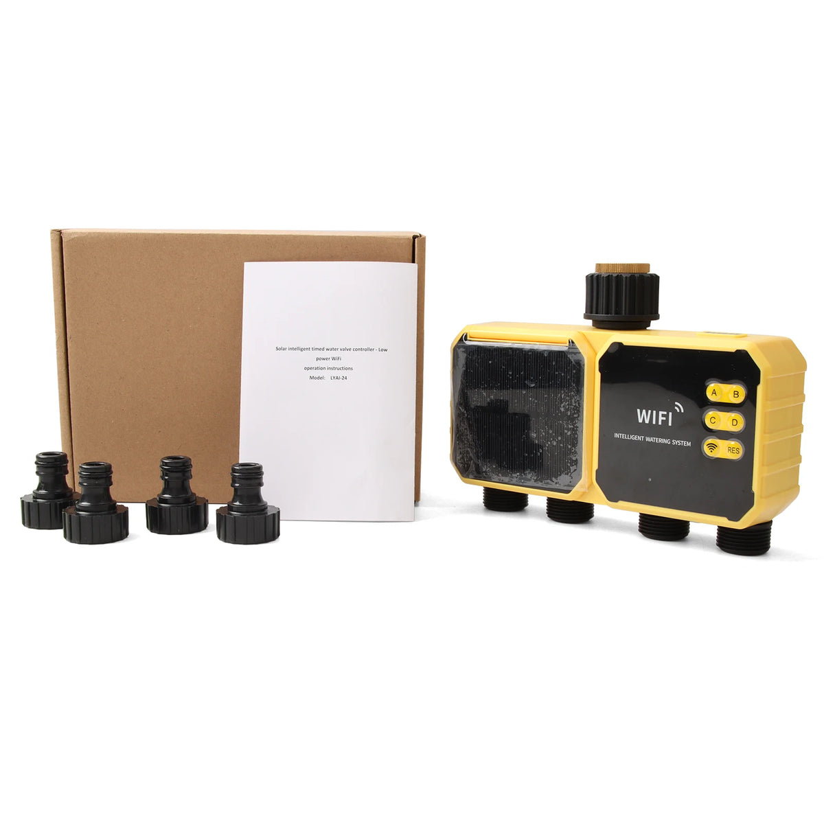 Yieryi Solar Wifi Smart Water Timer Zone Independent