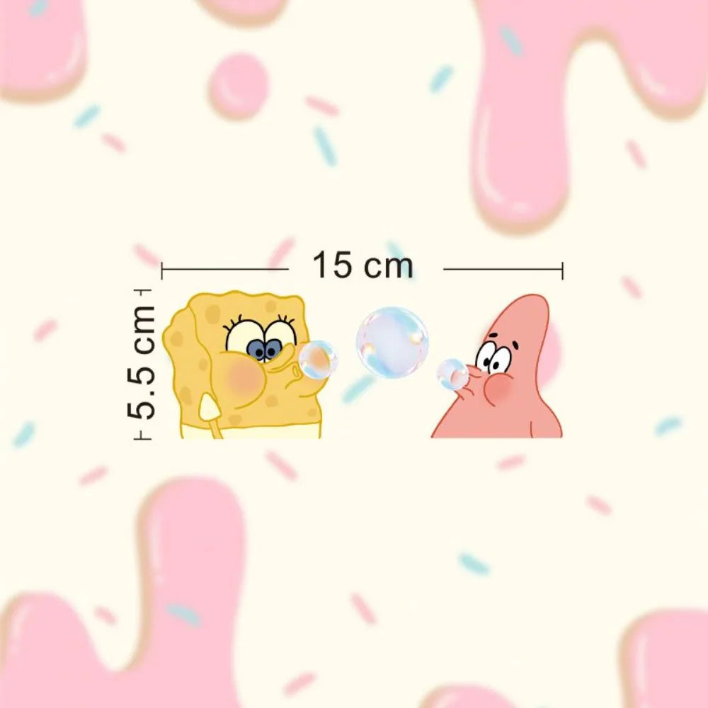 Spongebob Bathroom Mirror Decals Self-Adhesive Vinyl Stickers