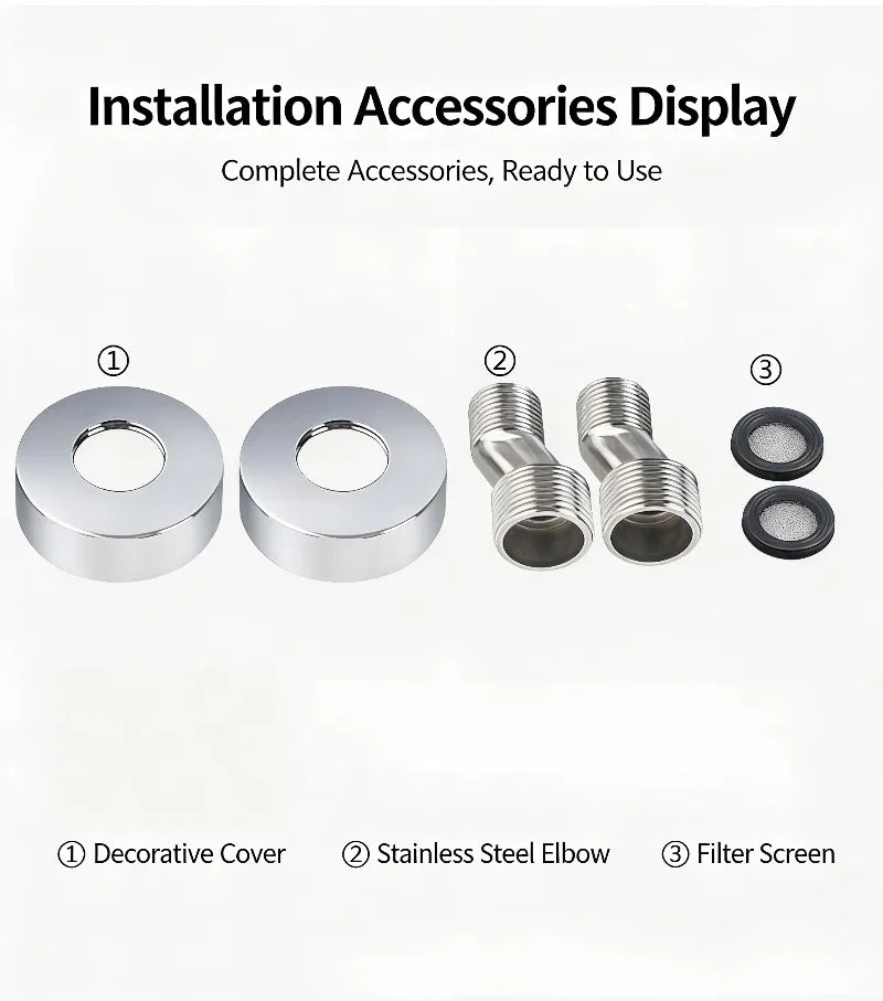 Thermostatic Bathtub Shower Faucet Chrome Thermostatic Mixer