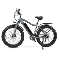 CMACEWHEEL J26 Bicicleta eléctrica de montaña con neumáticos anchos de 26" Motor de 750W Batería de 48V 17Ah