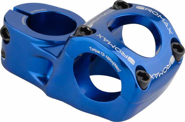 Promax Impact 48mm Top Load Stem for 31.8mm Bars Blue 1