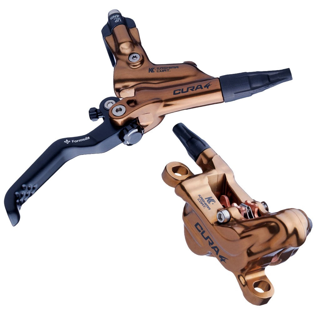 Formula Italy CURA-4 Kashima Disc Brake Kit, Front/Rear, Gold 1
