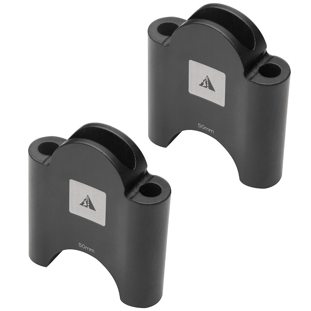 Profile Design Aerobar Bracket Riser Kit 50mm w/ Bolts Pair Triathlon TT 1